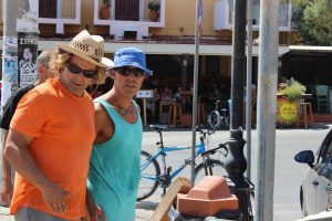 Alabaster Boys working at Paleochora Art Week